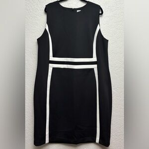 Calvin Klein Black and White Mini Dress